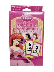 Tarjetas Flash Princesas Disney Bendon - 36 Cartas - Nuevas - Suma y Resta - Imagen 1 de 1