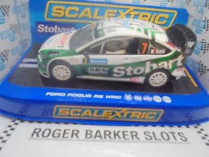 Scalextric C2883 Ford Focus RS WRC "Stobart " #7 Lights/4x4 BNIB - Picture 1 of 1