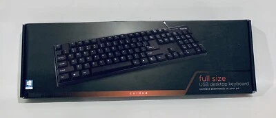 iHome Keyboard IH-K1000B Compact USB Black Wired Desktop Quiet Key Corded - Image 1 of 4