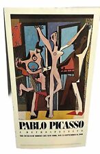 Vintage 1980 Museum Of Modern Art Pablo Picasso Exhibit MoMA Poster 19.5” X 36"