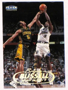 Fleer Tradition Bryon Russell #83 Basketball Card 1998-99 Utah Jazz - Picture 1 of 24