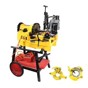 Steel Dragon Tools® 1224 Pipe Threading Machine Cart and 918 Roll Groover 48297 - Picture 1 of 9