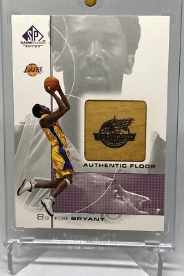 2001 SP AUTHENTIC #KB KOBE BRYANT GAME USED FLOOR MAMBA LAKERS HOF RARE! - Image 1 of 4