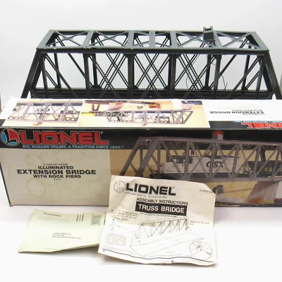Lionel 6-12772 O Gauge Illuminated Extension Bridge With Rock Piers - Image 1 of 4