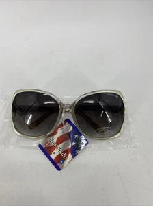 SunShades USA Fashion Line Kids Sunglasses Silver Gold Frame Black Lenses (76) - Picture 1 of 8