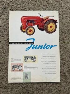 3.1958 Porsche Junior Diesel farm tractor sales literature. - Bild 1 von 3
