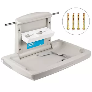 VEVOR Baby Changing Station Wall Mounted Diaper Changing Table Fold Down - Picture 1 of 12