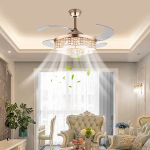 42" Modern Led Ceiling Fan w/ Light Adjustable Bedroom Living Room+Remote+6Speed - Picture 1 of 24