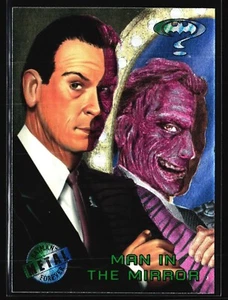 1995 DC Fleer Batman Forever Metal #61 Man in the Mirror Two Face - Picture 1 of 2