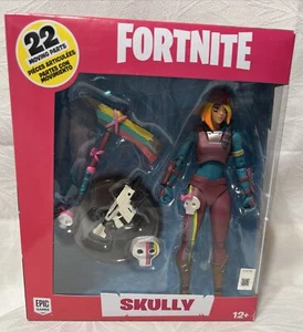 McFarlane Toys Epic Games Fortnite Skully 7”Inch 22 Moving Parts 2019 New - Picture 1 of 6