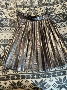 Gold pleated Shirt - Picture 1 of 2