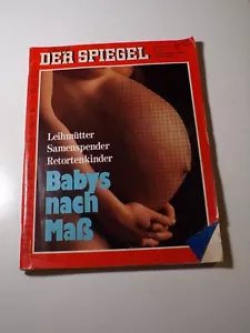 Der Spiegel Magazine 6. April 1987, Pregnant Tummy Babys Nach Mas 071023JENON-23 - Picture 1 of 1