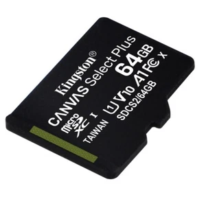 Kingston CARD Micro SD SD SDHC 64GB Class 10 UHS-I Karta pamięci Karta - Zdjęcie 1 z 2