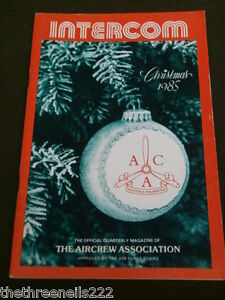 AIRCREW ASSOCIATION - INTERCOM - CHRISTMAS 1985