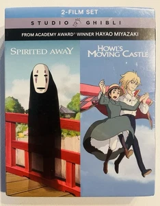 Spirited Away & Howl's Moving Castle Blu-Ray 2 Pack Brand New Sealed - Picture 1 of 2