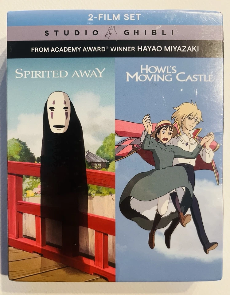 Spirited Away & Howl's Moving Castle Blu-Ray 2 Pack Brand New Sealed - Image 1 of 2
