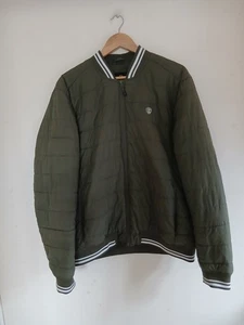 Chaqueta bomber Next, para hombre, verde botella, talla L, usada, - Imagen 1 de 5