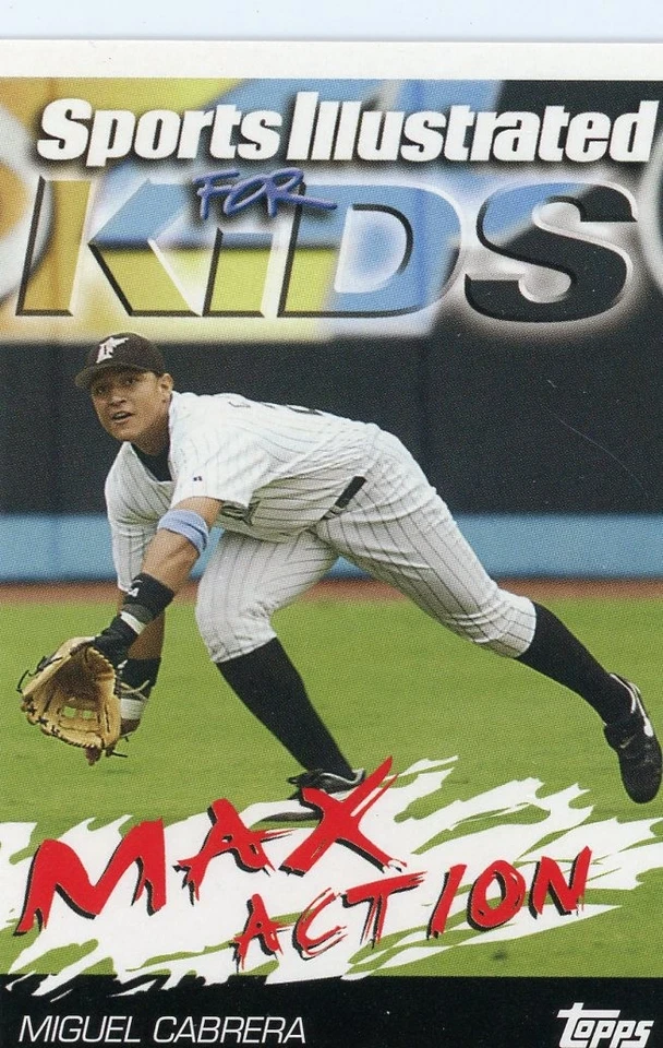2006 Topps #7 Miguel Cabrera Sports Illustrated For Kids Florida Marlins - Image 1 of 1