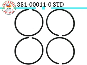 For Tohatsu 351-00011-0 Piston Ring STD 3G2-00011-0 369-00011-0 8M0080357 X4PCS - Picture 1 of 10
