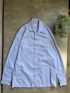 Vintage Cartier Mens Blue Button-Up Shirt Size 39 - Picture 1 of 11