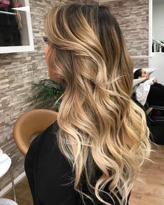 Pelucas delanteras de encaje cabello humano resaltado rubio marrón dorado raíces marrones balayage Foto 1 de 3