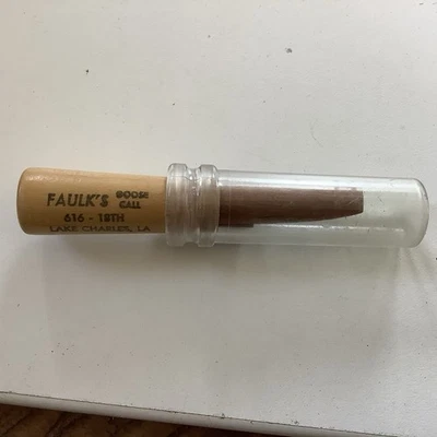 Vintage Faulk's Goose Call - Lake Charles, LA. Markings  - Image 1 of 4