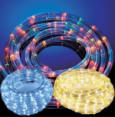 SMART LITES 10M 100 LED Rope Tube String Fairy Lights Strip Waterproof Garden Outdoor Party