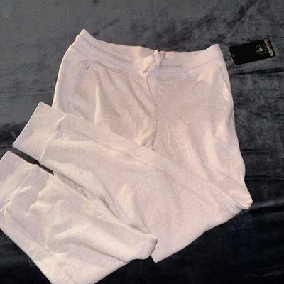 Joggers femininos 90 graus por reflexo pétala rosa malha escovada NOVO - Imagem 1 de 4