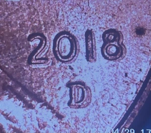 π₯ 2018 D Lincoln Cent DDO Double Die Obverse Penny Error Coin. - Picture 1 of 7