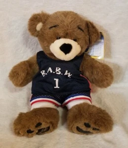 Peluche Build A Bear Bearemy Bear nuevo con etiquetas con traje de entrenamiento 15" - Imagen 1 de 12