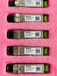 Lot (5) NOKIA FOUC 473842A.101 SFP+ 9.8GB SR 300M 850NM MMF MTRS-1A11-01 - Picture 1 of 3