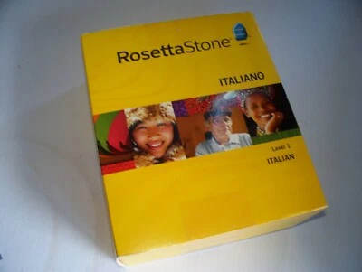 Rosetta Stone, Italian, Level 1, Version 3, WIN/MAC CD-ROM, Personal Edition - Image 1 of 3