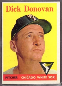 1958 Topps Set-Break #290 Dick Donovan EX-EXMINT *JAYSACE* - Picture 1 of 2