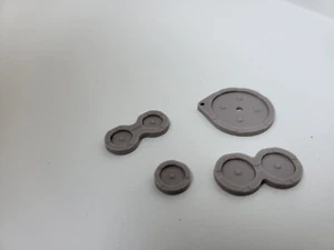 NEW repair Rubber Contacts Conductive Silicon Pads for Gameboy Advance SP #A25 - Picture 1 of 2