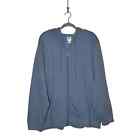 EVERLAST NEW $30 Long Sleeve Fleece Lined Hooded Zip Jacket Blue 3X