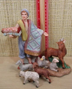Thomas Kinkade Nativity 5 Figurines "Gifts For My King & Gathering In Praise" - Picture 1 of 12