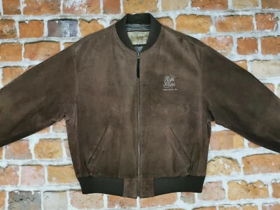 Chevignon Vintage Chaqueta de Cuero Derecho Choice Gamuza Informal Talla: XL Tip - Imagen 1 de 4