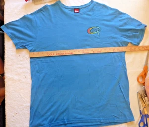 T-shirt vintage Quiksilver surf logo uomo taglia large - Foto 1 di 11