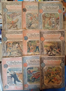 C1 L FURCHTLOS Lot von 9 Nummern 187 bis 196 1913 1914 JO VALLE Jose MOSELLI - Bild 1 von 1