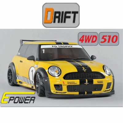 FG Modellsport 1:5 Drift 4WD 510 Chassis Elektromotor FG Trophy gelb - Bild 1 von 4