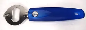 Vintage BONNY Bottle Open / Piercer, Translucent Blue, 7 in. U.S.A. - Picture 1 of 6