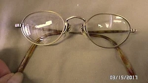 1847M Vintage Matsuma Brillengestell Antik Messing Finish Metall ovale Gläser DETAILREICH! - Bild 1 von 8
