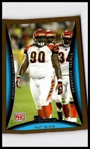 2008 Bowman #230 Pat Sims Blue #/500 - Picture 1 of 2