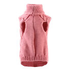 Rosa Garn Haustier-Pullover Urlaub Tuch Warmes Haustierkostm