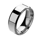 1 Pc Knuckle Ring Unisex Plain Stainless Steel Ring Gift