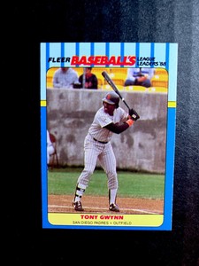 1988 Fleer League Leaders Tony Gwynn #16 San Diego Padres