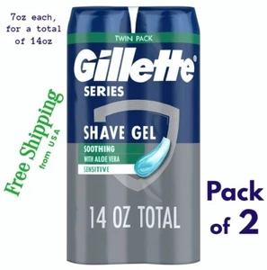 Shaving Gel Sensitive Skin Soothing Shave Gel with Aloe defensiv soothe cools -2 - Picture 1 of 24