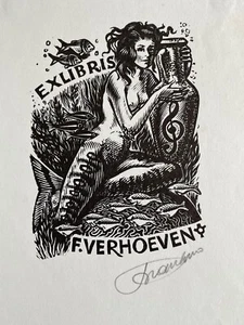Exlibris X2 Frank Ivo van Damme - Bild 1 von 1