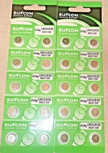 20 Pieces #392 AG3/LR41 Batteries By Suncom FREE Shipping Expires 2029 Yes 2029! - Picture 1 of 2
