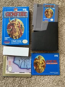 Gemfire (NES, 1992) Completo CIB con Mapa e Insertos Manual, Muy Buen Estado - Imagen 1 de 21